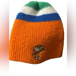 Snoopy Colorful Knit‎ Beanie with Embroidered
